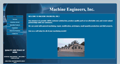 Desktop Screenshot of machineengineersinc.com