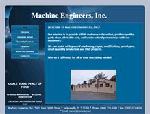 Tablet Screenshot of machineengineersinc.com